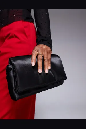 True Decadence Satin clutch bag in