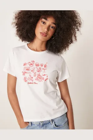 Abercrombie & Fitch Short sleeve skimming graphic t-shirt in
