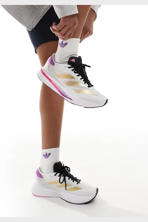adidas Adidas Running Adizero SL2 trainers in gold and purple