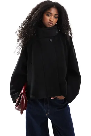 ASOS Cropped cape formal coat in