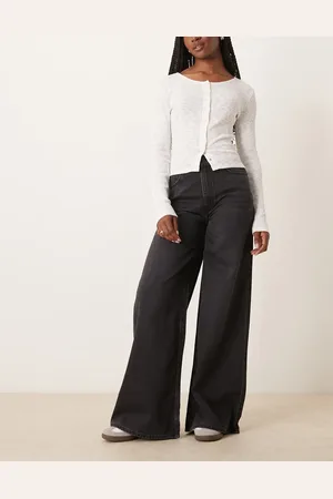 ASOS Wide leg jean in washed