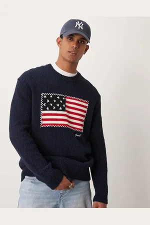 GANT Knitted logo flag jumper in