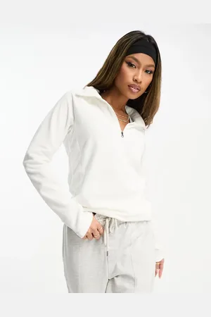 Columbia Glacial IV half zip fleece in cream