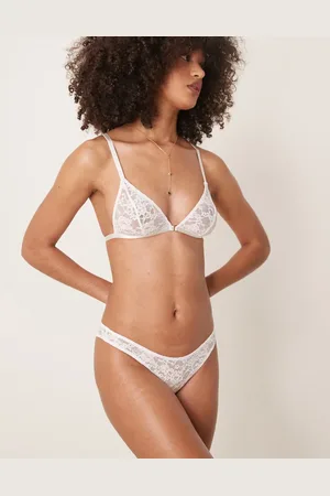 ASOS Mila lace high leg brazilian in