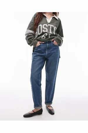 Topshop Original Mom high rise jean in dirty