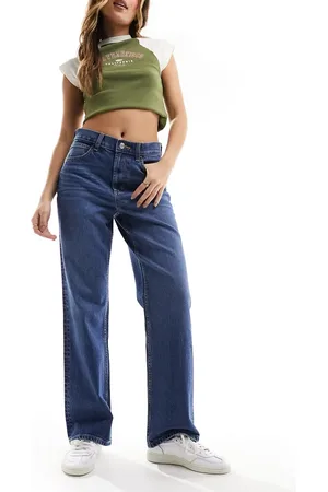ASOS Comfort stretch straight leg jean in clean mid