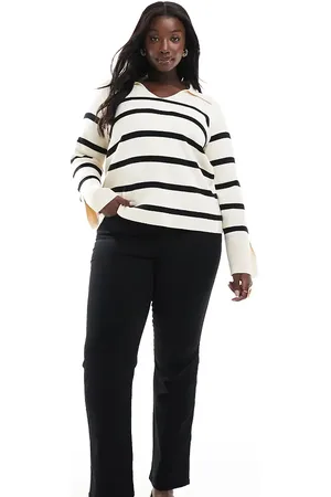 ONLY Augusta high waist straight leg jeans in
