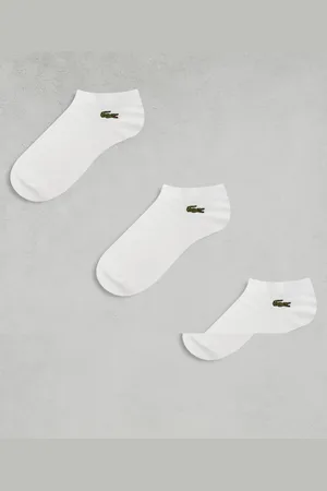 Lacoste 3 pack trainer socks in