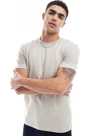 ASOS Essential crew neck t-shirt in stone