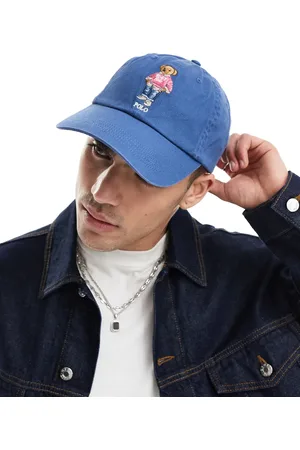 Ralph Lauren Beach bear logo twill baseball cap in mid