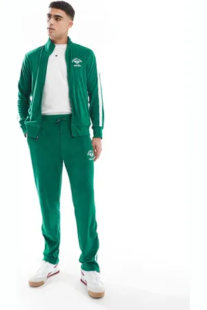 Ralph Lauren Tennis club cotton terry track pants in mid co-ord