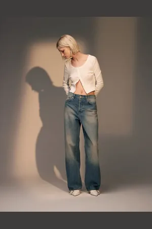 Topshop Lover jean in dirty mid