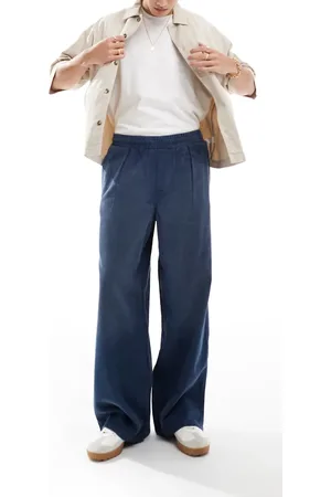 ASOS Super baggy cord trousers in washed