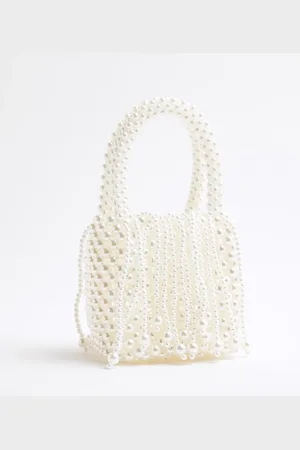 River Island Faux pearl grab bag in