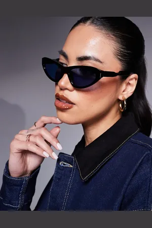 River Island Slim cateye sunglasses in