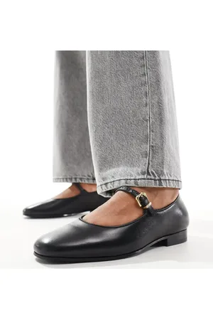 WALK LONDON Bella ballerina shoe in leather
