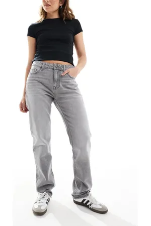 Stradivarius STR straight jeans in dark