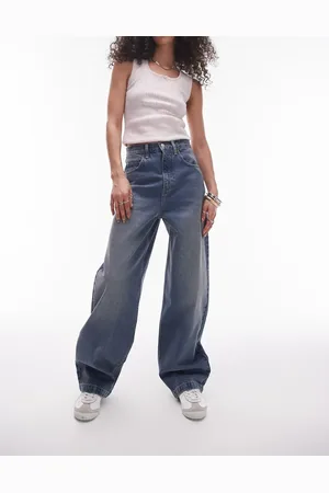 Topshop Baggy high rise jean in haze