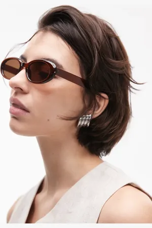 MANGO Oval sunglasses in