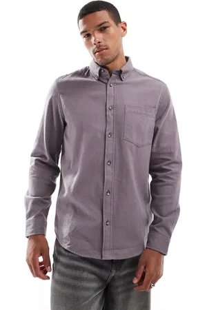 ASOS Brushed oxford regular shirt in