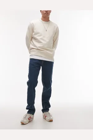 Topman Stretch slim jeans in mid wash