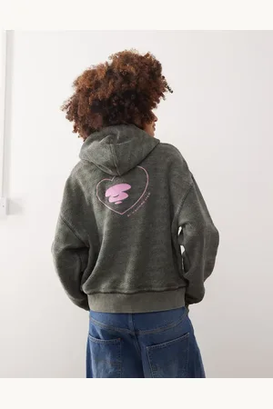 A Bathing Ape Aape By A Bathing Ape logo back print hoodie in dark