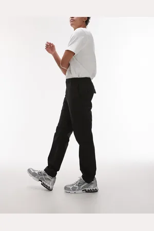 MANGO Performance breathable slim trousers in