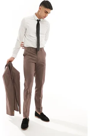 ASOS Slim suit trouser in brown