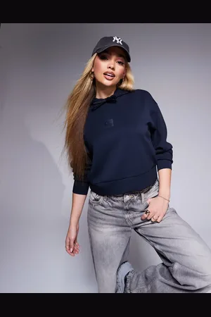 Armani Exchange Central logo hoodie in