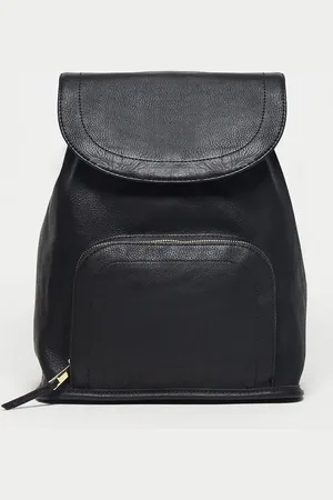 ASOS Soft backpack with zip front pocket in