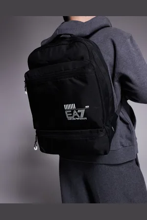 EA7 Armani logo backpack in