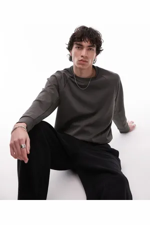 MANGO Performance breathable sweatshirt in dark