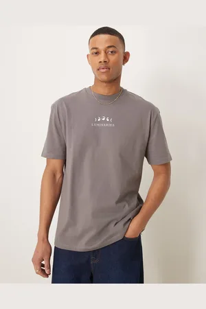 ASOS Relaxed t-shirt in with celestial chest print