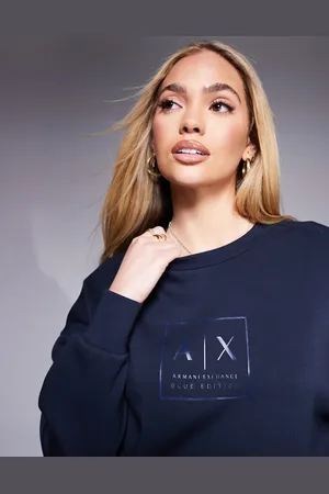 Armani Exchange Central logo sweatshirt in