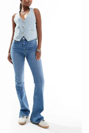 ONLY Lola high waisted flare jeans in light wash - LBLUE