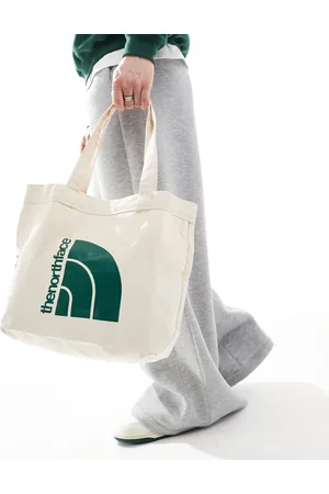 The North Face Half Dome logo tote bag in ecru