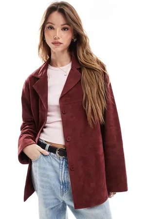 ASOS Real suede 70s jacket in