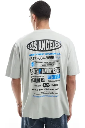 ASOS Oversized t-shirt with city graphic in