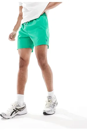 Ralph Lauren Traveler icon logo swim shorts classic fit in mid