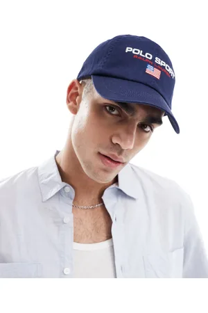 Ralph Lauren Sport capsule flag logo twill baseball cap in