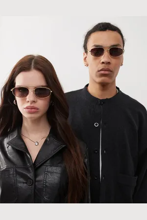 Reclaimed Unisex 90s wire sunglasses