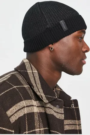 JACK & JONES Ribbed beanie in twisted yarn in