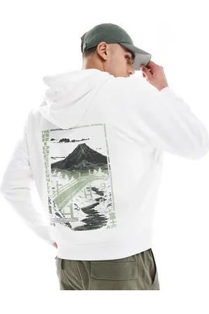 ASOS Oversized hoodie with souvenir print in