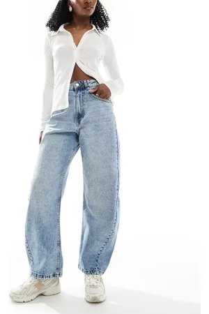 ASOS Barrel leg jeans in light