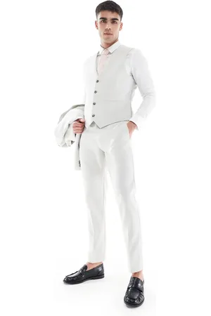 ASOS Slim suit trousers wool blend in light