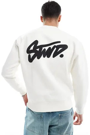 Pull&Bear STWD sweatshirt in ecru