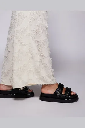 River Island Quilted dad sandal in