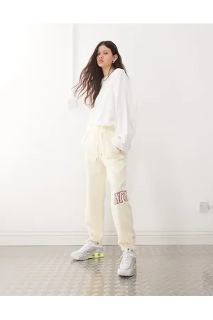 A Bathing Ape Aape By A Bathing Ape french fleece joggers in ivory