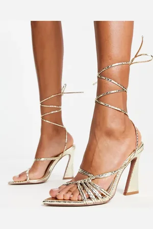 ASOS Navarro pointed high heeled sandals in