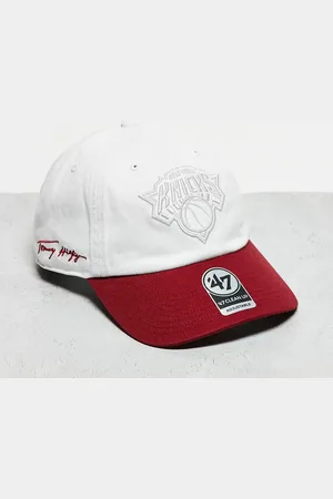 47 Brand X Tommy x NY Knicks MLB logo detail contrast clean up cap in